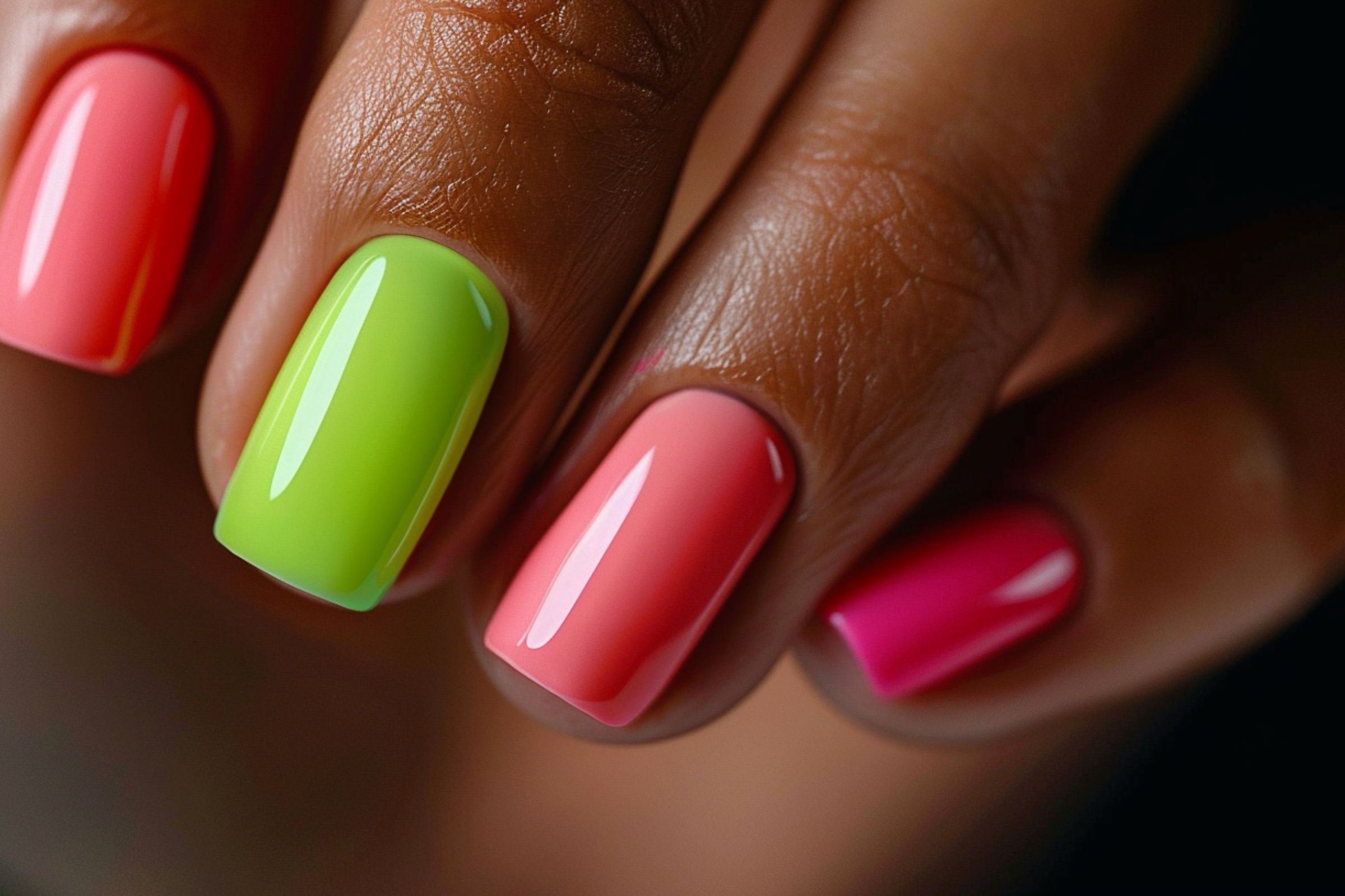 Neon French Tips (2) French Tips
