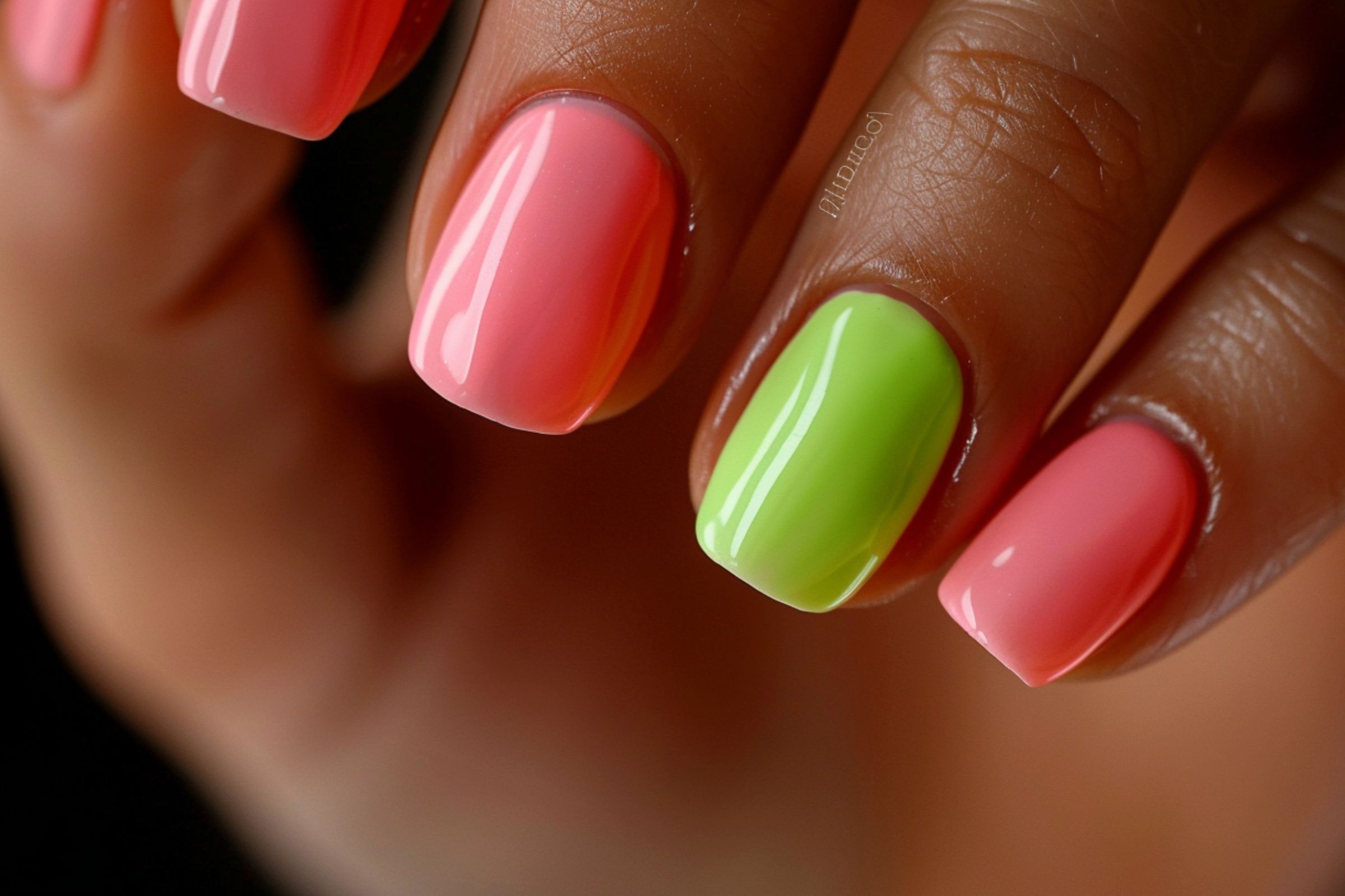 Neon French Tips French Tips