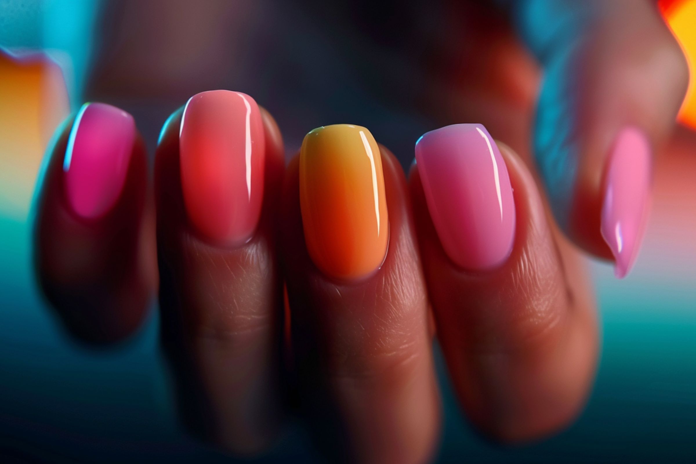 Neon Ombre Fade (4) Ombre Fade