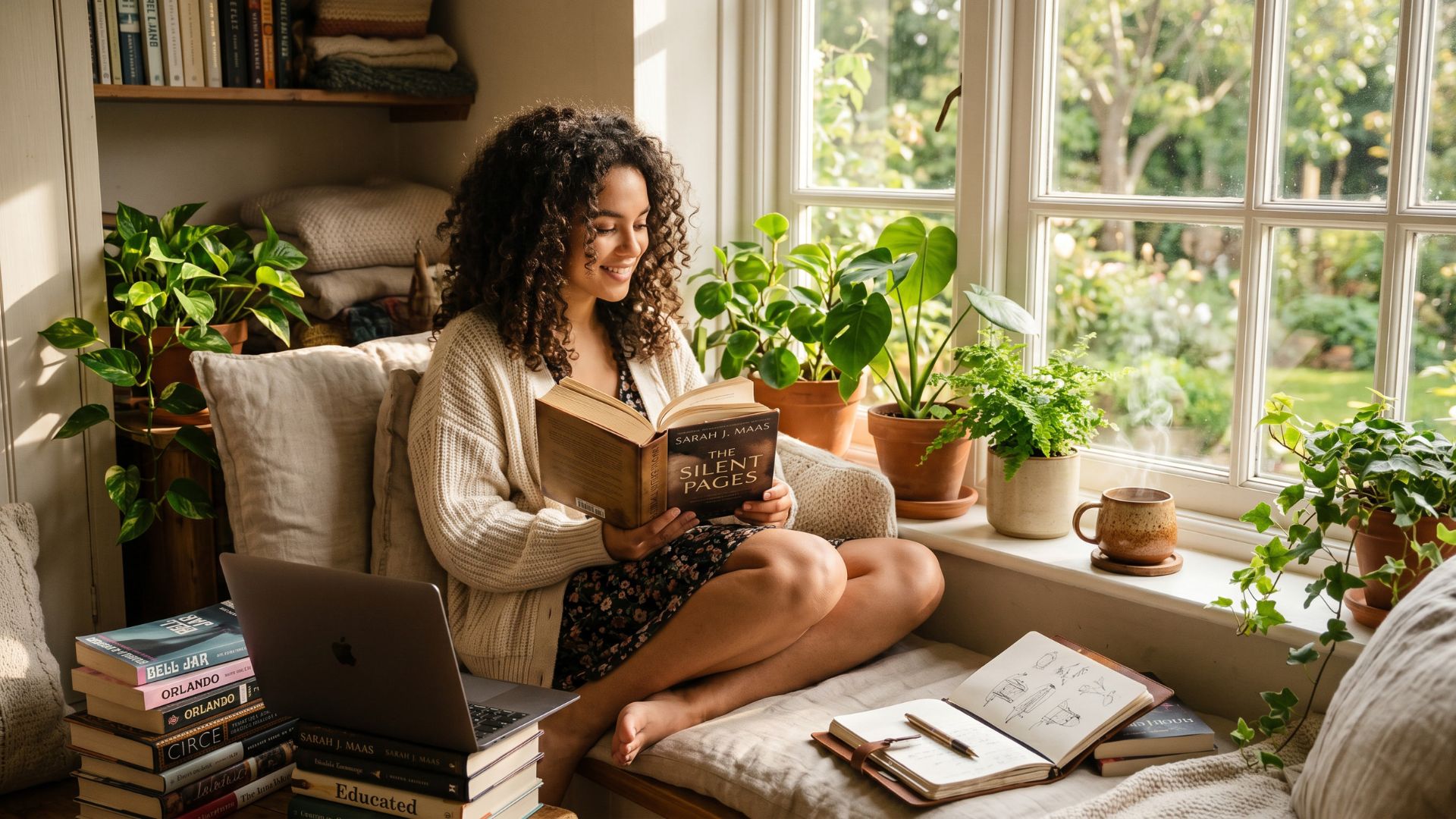 Beautiful and smart woman _ zodiac self care