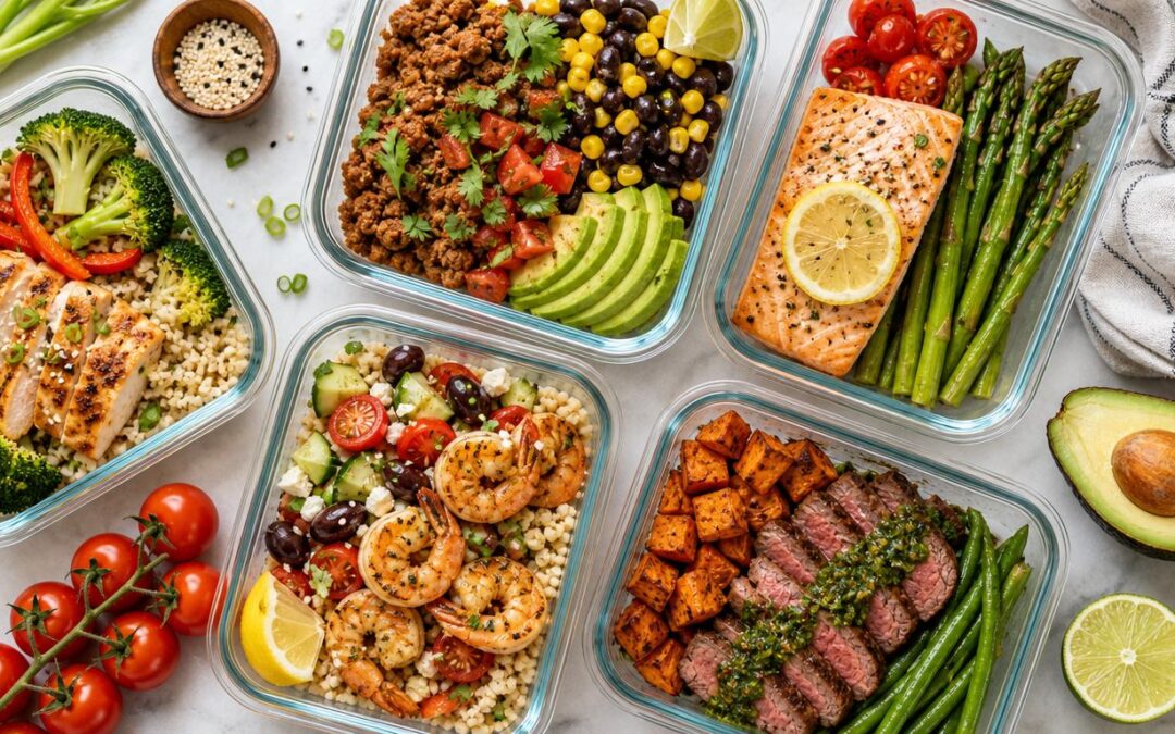 Sunday Meal Prep for Beginners: 1 Hour to a Whole Week of Healthy Meals