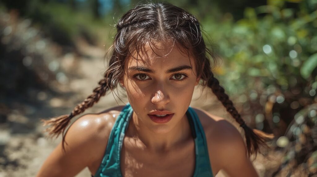 Double Dutch braids, heatless summer hairstyle
