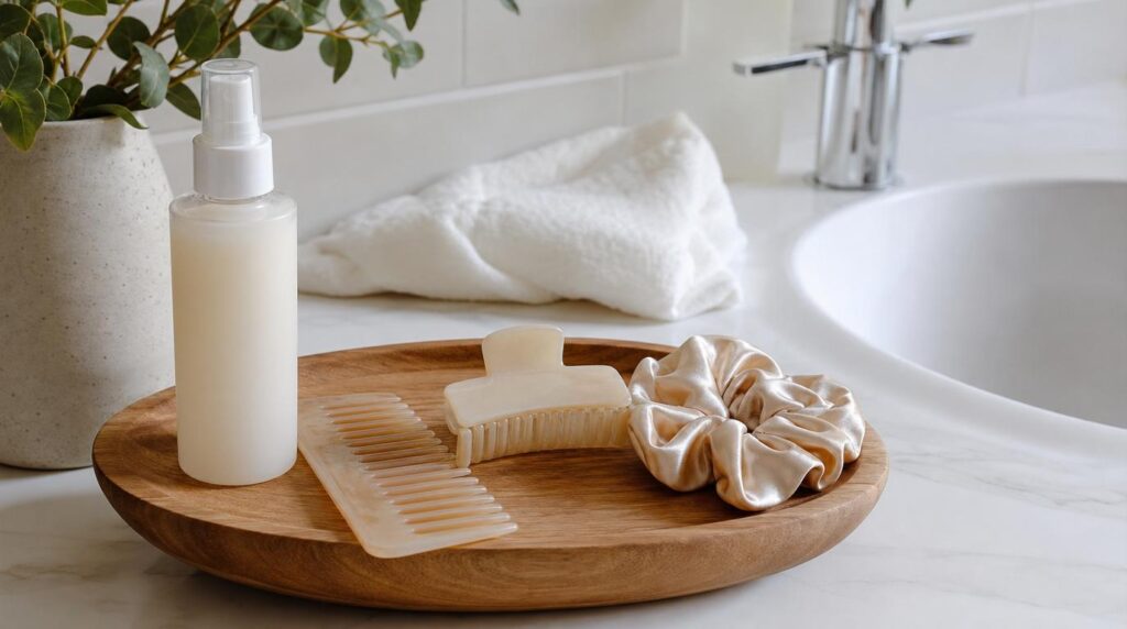 Effortless air-dried summer waves, low-maintenance hair