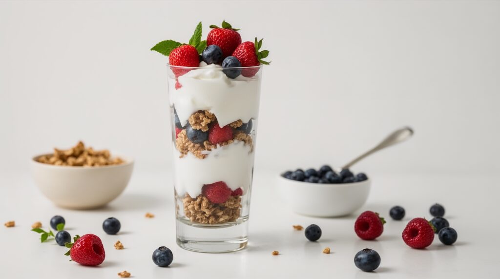 Easy no-bake summer desserts under 200 calories. Light, healthy treats that satisfy your sweet tooth without the oven, the guilt or the sugar crash.