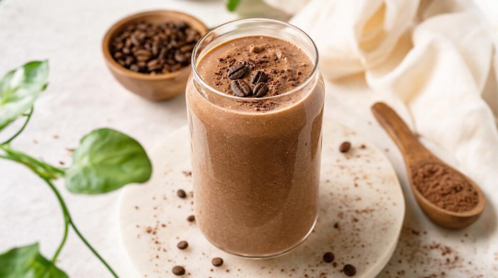 Mocha Cottage Cheese Smoothie
