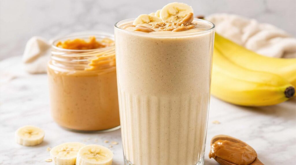 Peanut Butter Banana Protein Smoothie