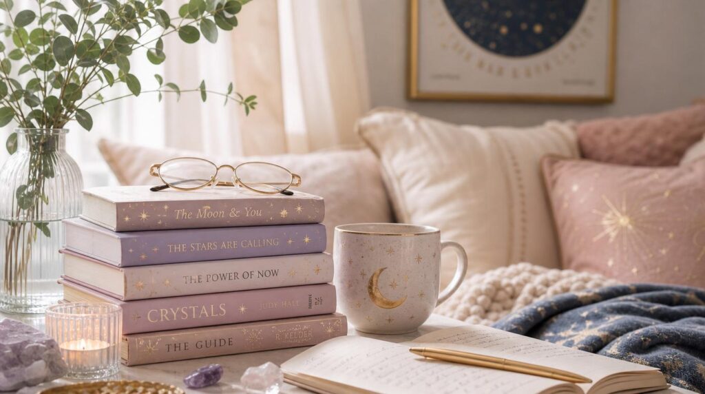 Cozy reading nook symbolizing Mercury in Gemini curiosity