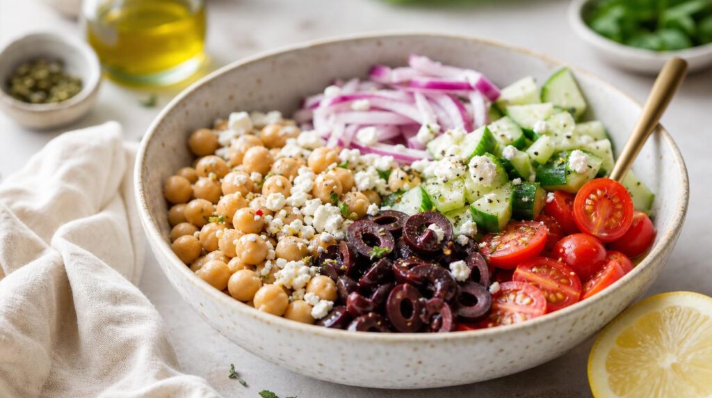 Mediterranean Chickpea Power Bowl